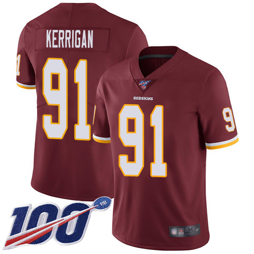 Washington Redskins Limited Burgundy Red Youth Ryan Kerrigan Home Jersey NFL Football 91 100th